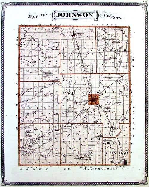 Map of Johnson County