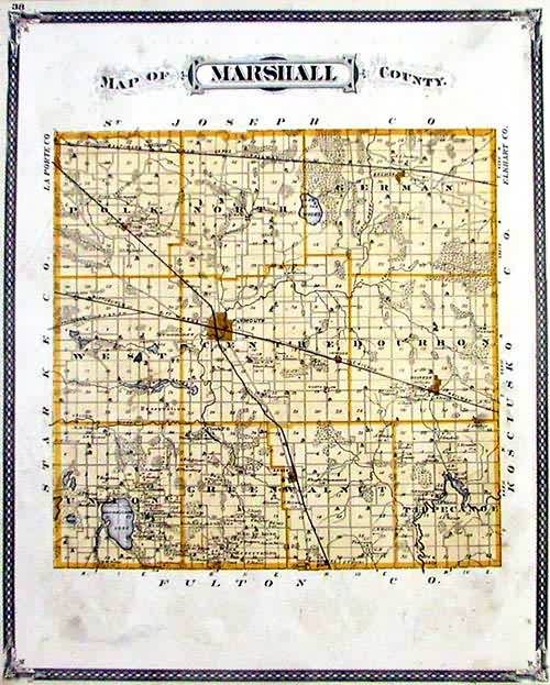 Map of Marshall County