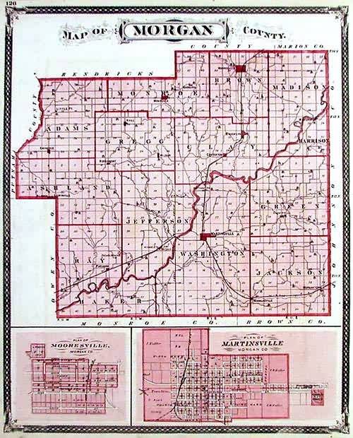 Map of Morgan County