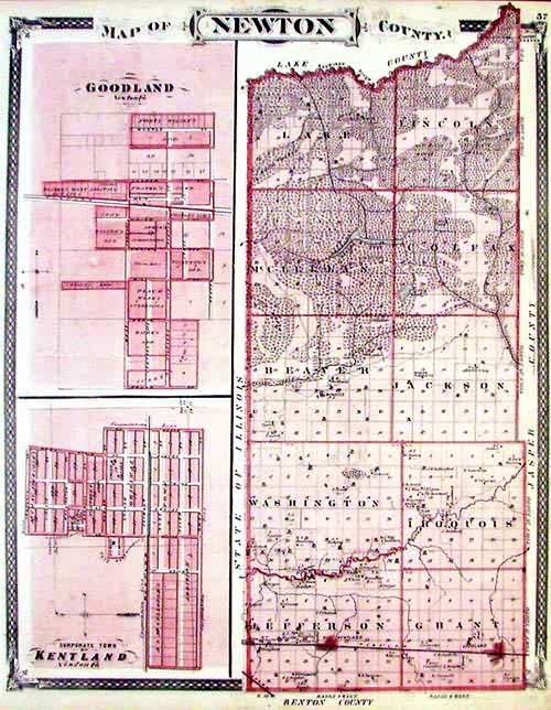 Map of Newton County