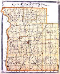 Map of Parke County
