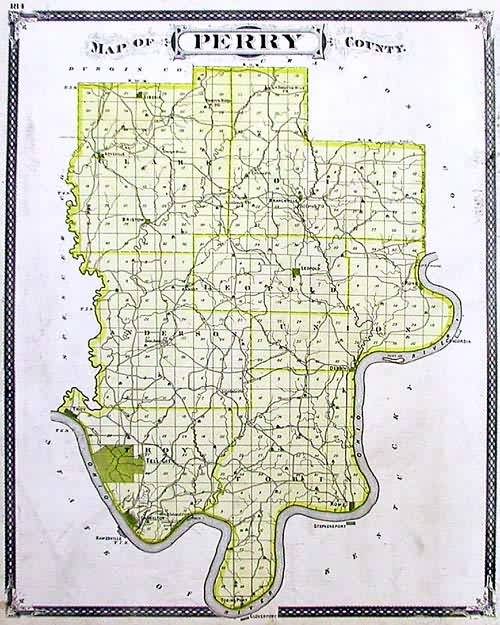 Map of Perry County