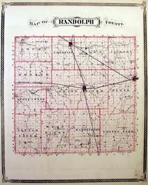 Map of Randolph County