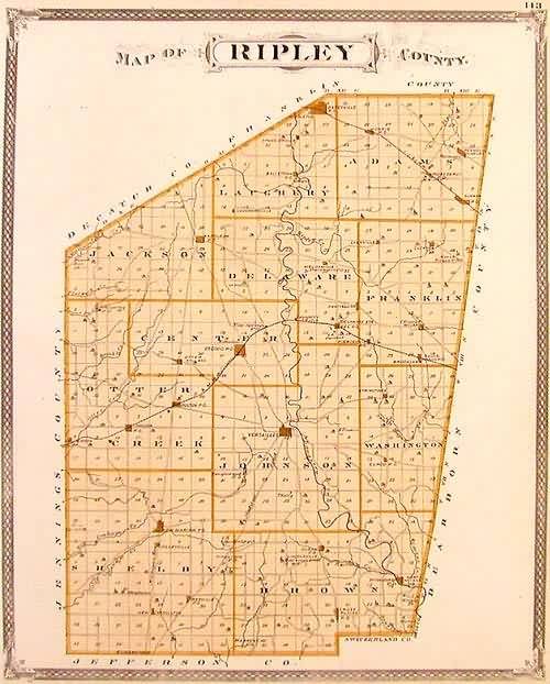 Map of Ripley County