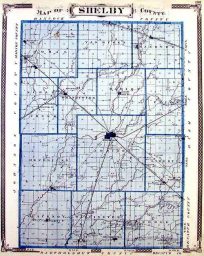 Map of Shelby County