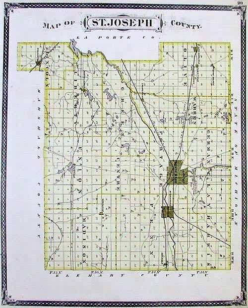 Map of St. Joseph County