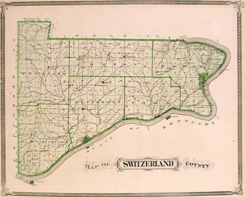 Map of Switzerland County