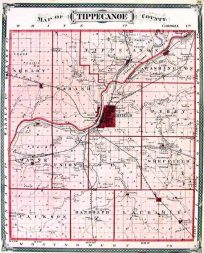 Map of Tippecanoe County