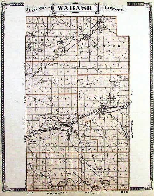 Map of Wabash County