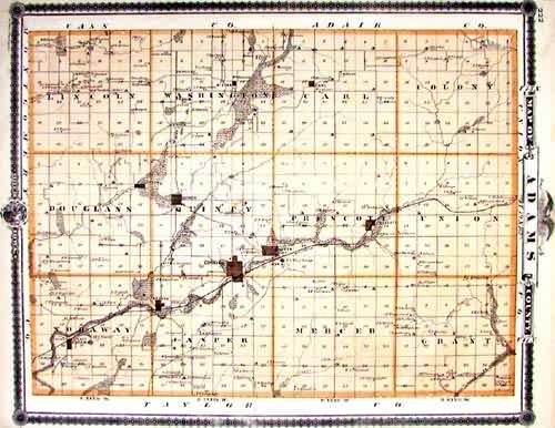 Map of Adams County