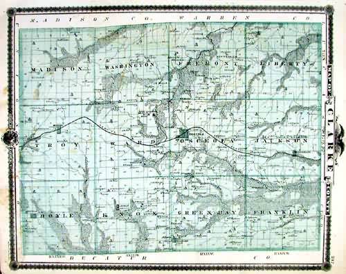 Map of Clarke County Map of Clarke County