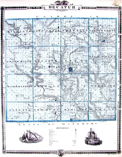 Map of Decatur County