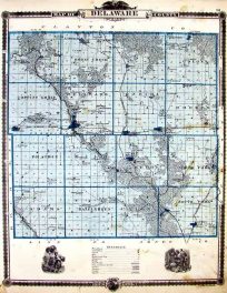 Map of Delaware County