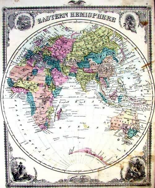 Map of the Eastern Hemisphere