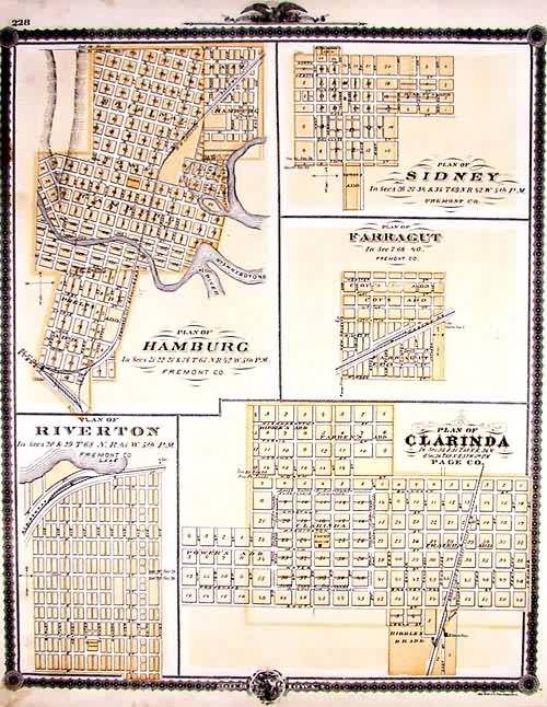 The plans of the cities of Sidney