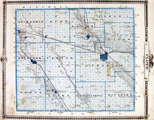Map of Floyd County Map of Floyd County