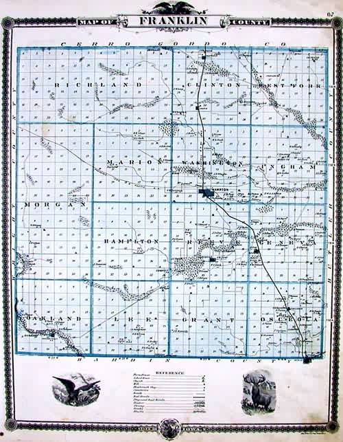 Map of Franklin County