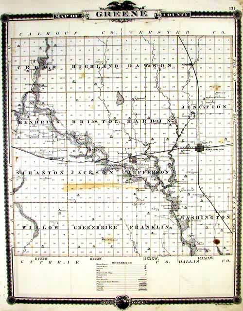 Map of Greene County - Art Source International