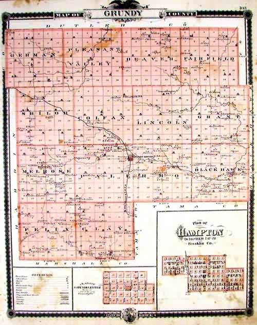 Map of Grundy County