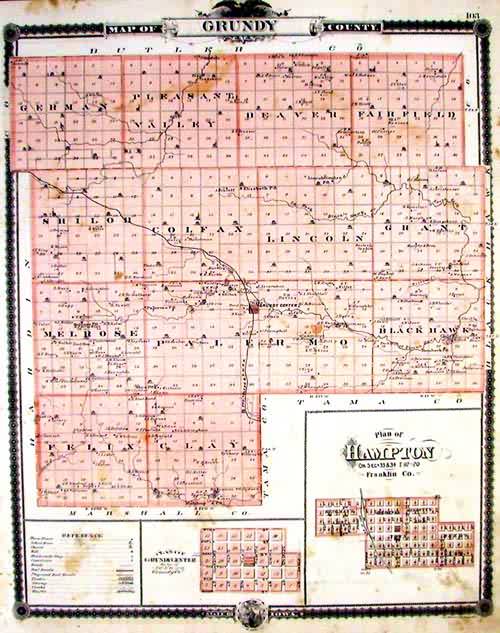 Map of Grundy County - Art Source International