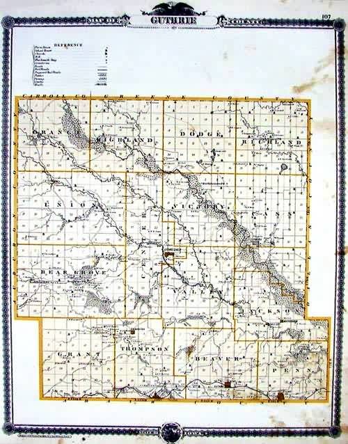 Map of Guthrie County