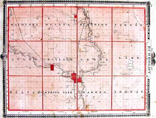 Map of Humboldt County Map of Humboldt County