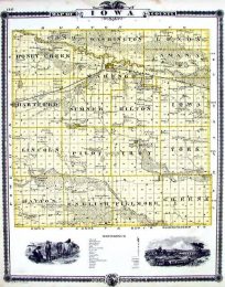 Map of Iowa County