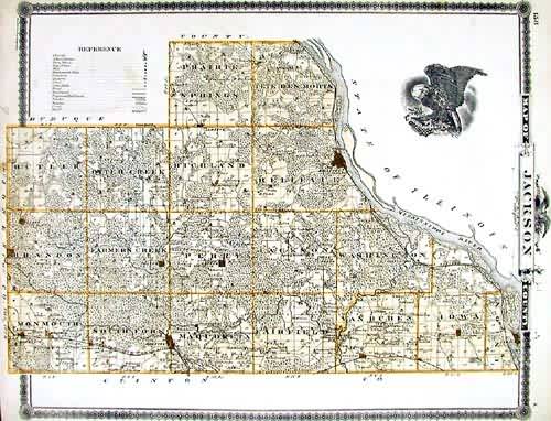 Map of Jackson County
