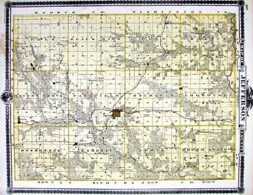 Map of Jefferson County - Art Source International