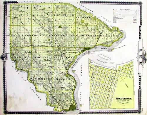 Map of Lee County