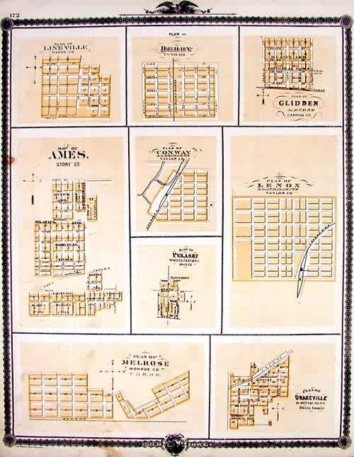 Plans of the towns of Glidden