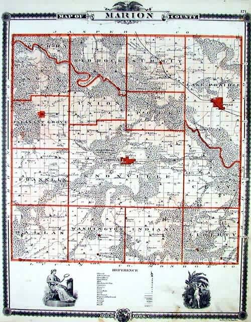 Map of Marion County