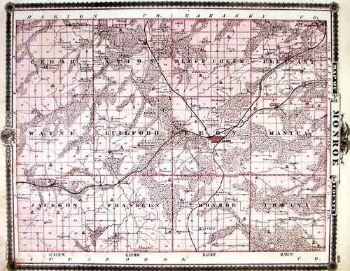 Map of Monroe County