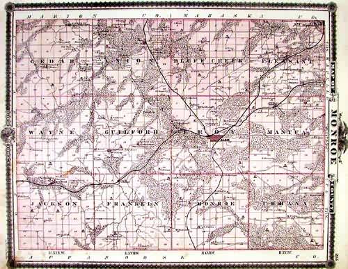 Map of Monroe County - Art Source International