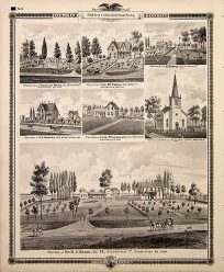 Views in Third Congressional District - Norwegian Evang. Luth. Church and Residences of Franklin Dean