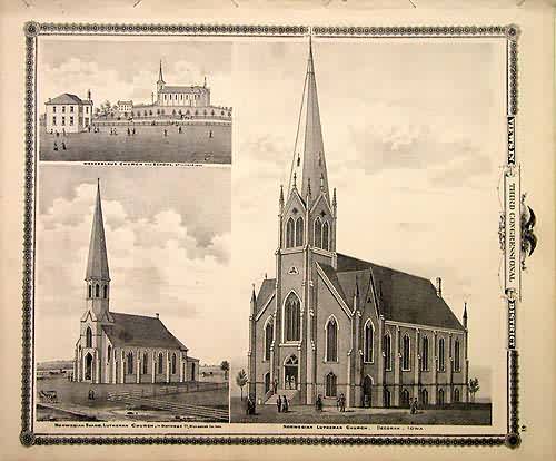 Views in Third Congressional District - Wenzeslaus Church and School in Splitville Views in Third Congressional District - Wenzeslaus Church and School in Splitville