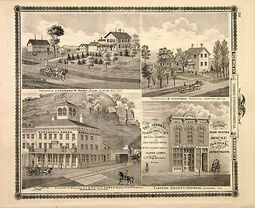 Views in Third Congressional District - Residences of Leonard H. Howe and O. Tillotson in Clayton County