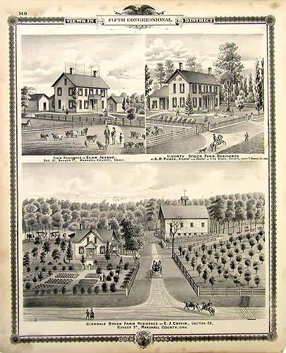 Views in Fifth Congressional District - Farm Residence of Elam Jessup