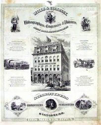 Advertisment for Mills & Company Lithographers