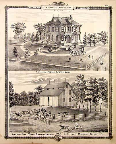 Views in Fifth Congressional District - Residence of Thomas Swearingen and Glenwood Farm