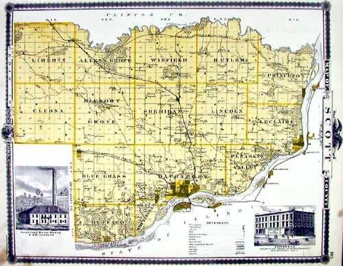 Map of Scott County