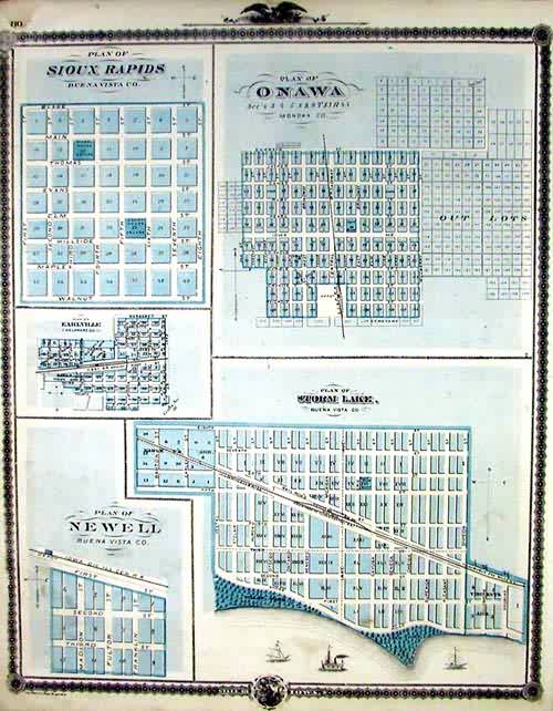 Plan of Sioux Rapids Plan of Sioux Rapids
