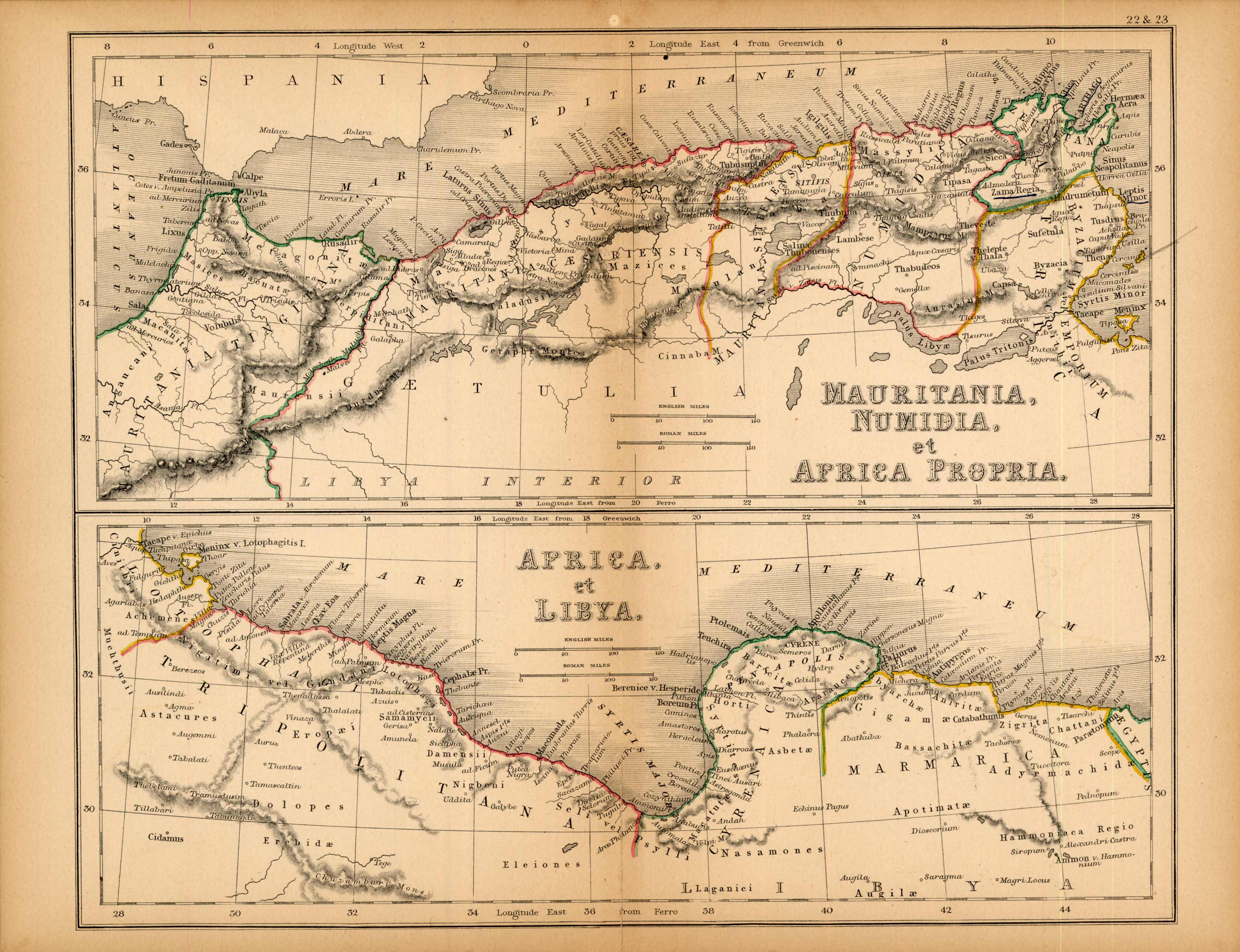 Mauritania, Numidia, Et Africa Propria   Africa Et Libya - Art Source 