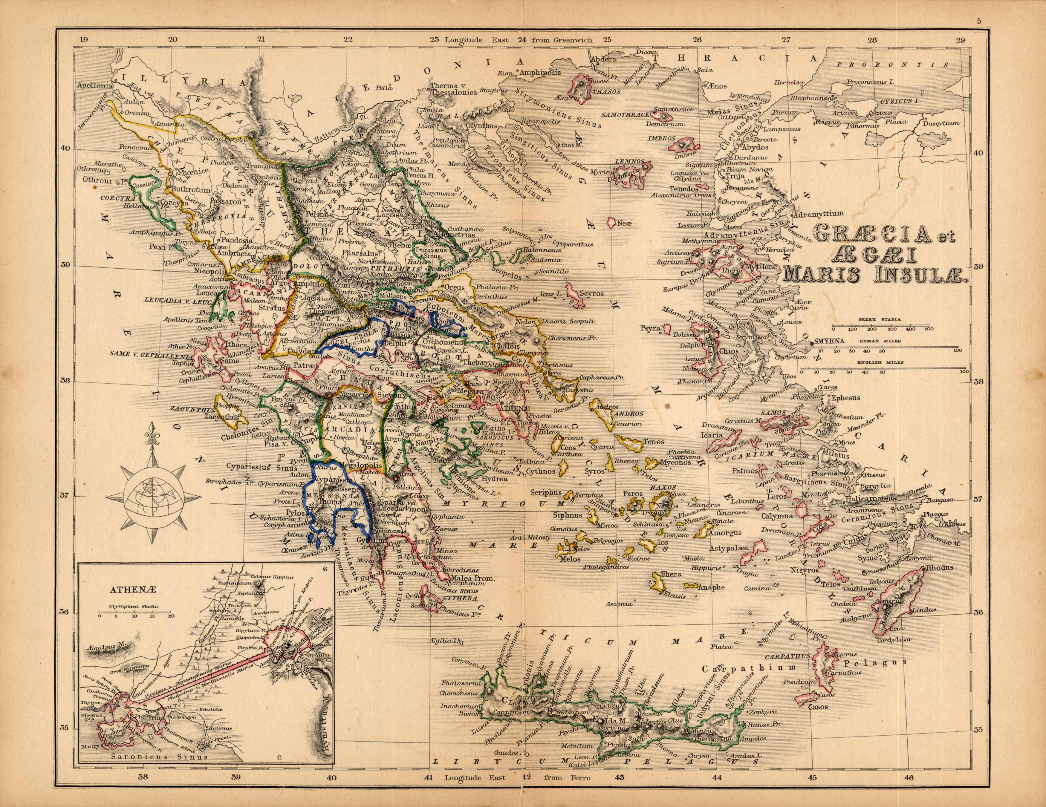 Graecia et Agaei Maris Insulae (Greece / Agean Sea) Graecia et Agaei Maris Insulae (Greece / Agean Sea)