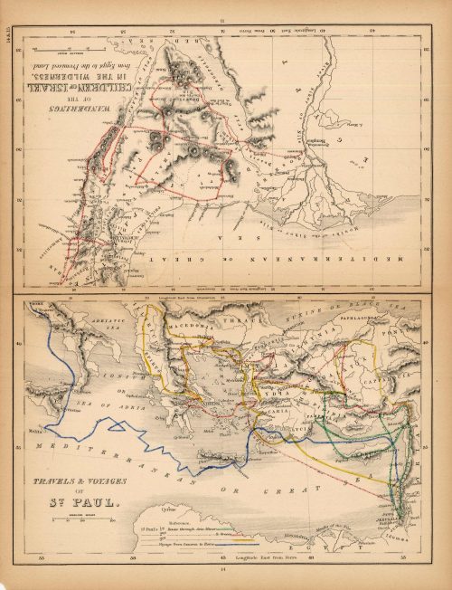 Travels and Voyages of St. Paul / Wanderings of the Children of Israel in the Wilderness from Egypt to the Promised Land