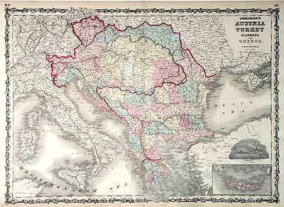 Johnsons Austria Turkey in Europe and Greece'