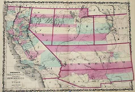 Johnsons California Territories or New Mexico and Utah'