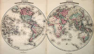 Johnsons Western Hemisphere -Johnson's Eastern Hemisphere'