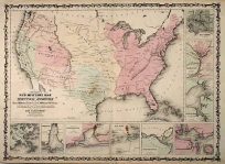 Johnsons New Military Map of the United States'
