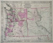 Johnsons Washington Oregon and Idaho territory'